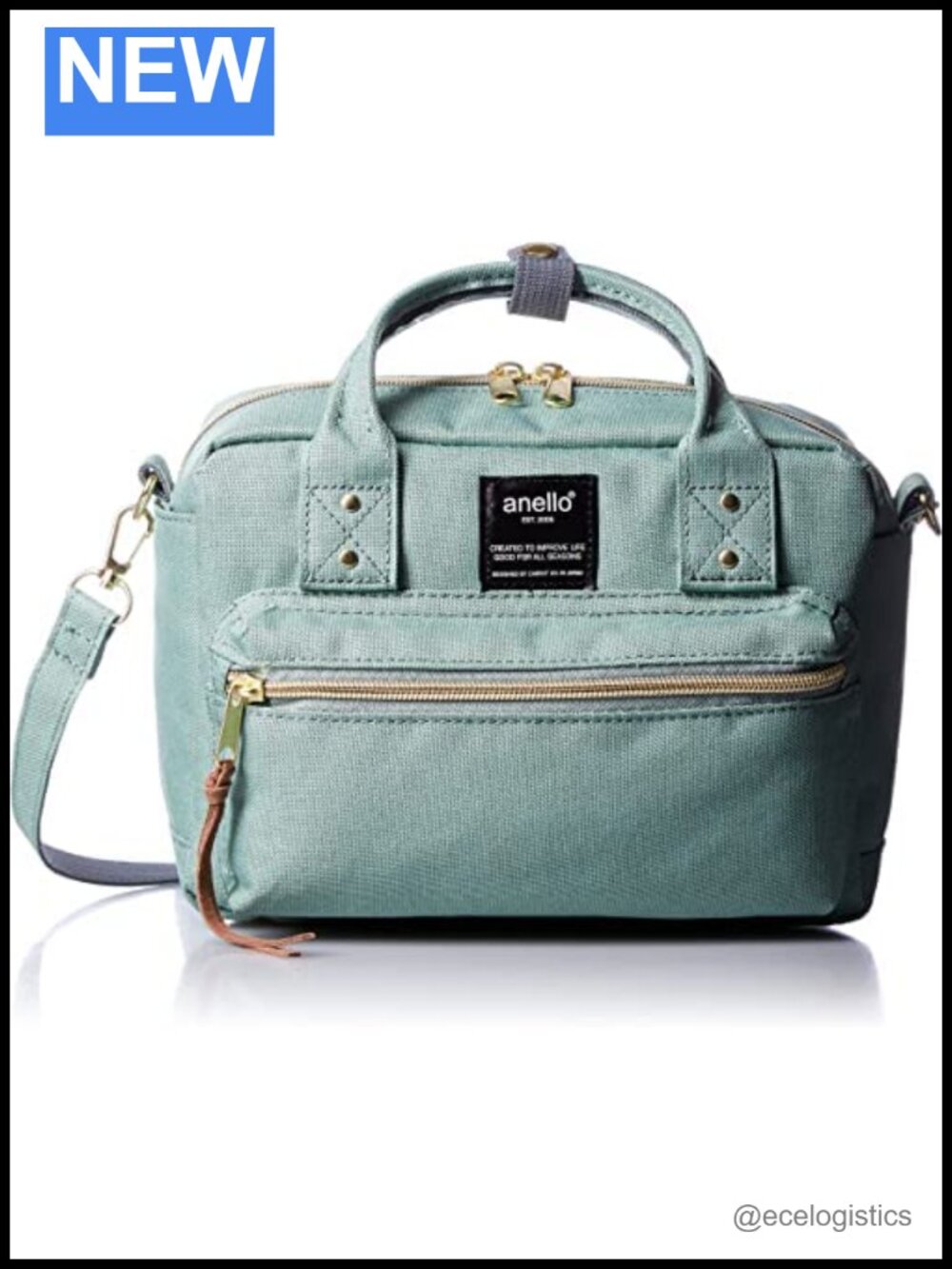 Polyester Satchel Shoulder Bag with Multiple Pockets, Zipper Closure